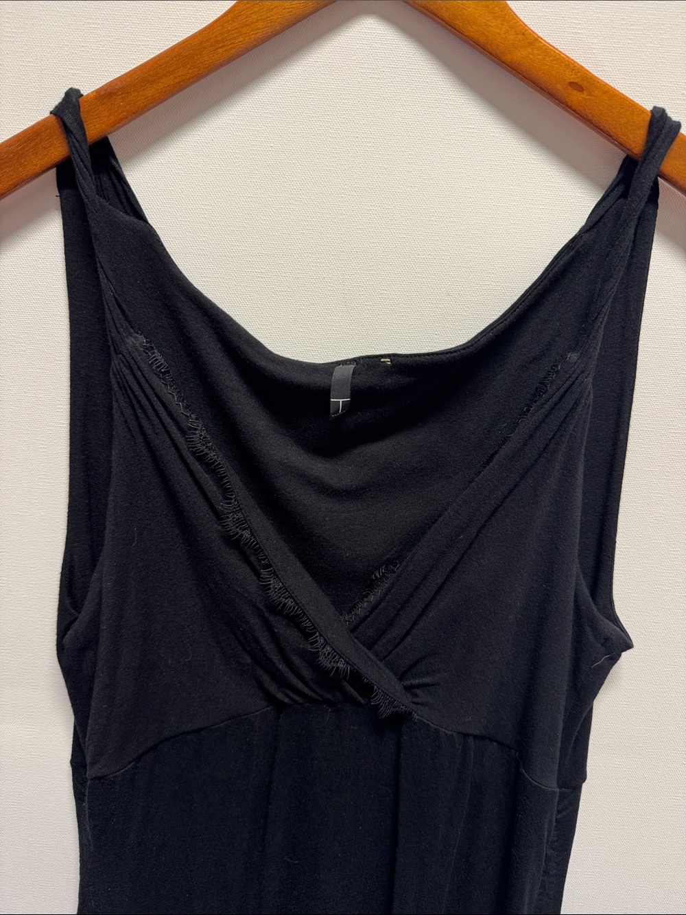 Tahari Black Twist-Detail Sleeveless Mini Dress